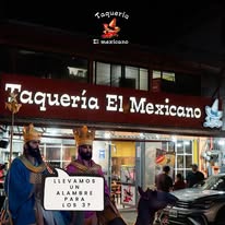 Fachada Taquería El Mexicano